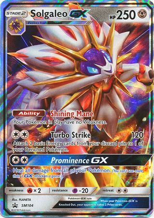 Solgaleo GX (SM104) (Jumbo Card) [Sun & Moon: Black Star Promos] | L.A. Mood Comics and Games