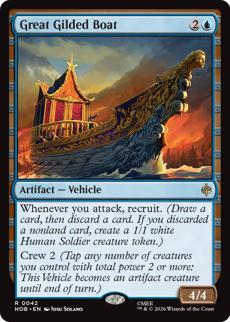 Great Gilded Boat [The Hobbit] | L.A. Mood Comics and Games