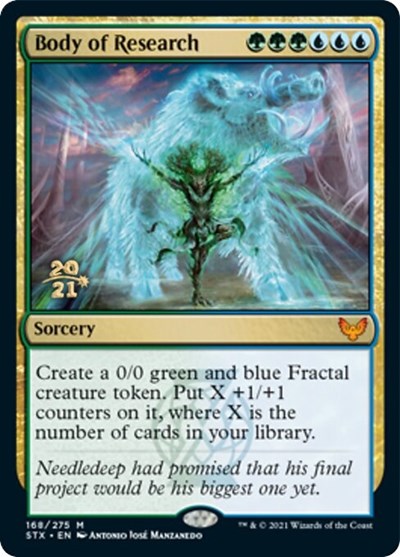 Body of Research [Strixhaven: School of Mages Prerelease Promos] | L.A. Mood Comics and Games