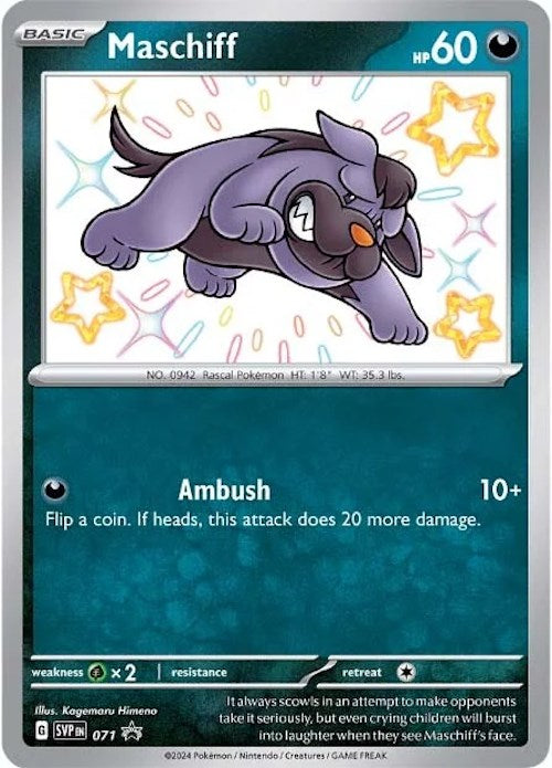 Maschiff (SVP071) [Scarlet & Violet: Black Star Promos] | L.A. Mood Comics and Games