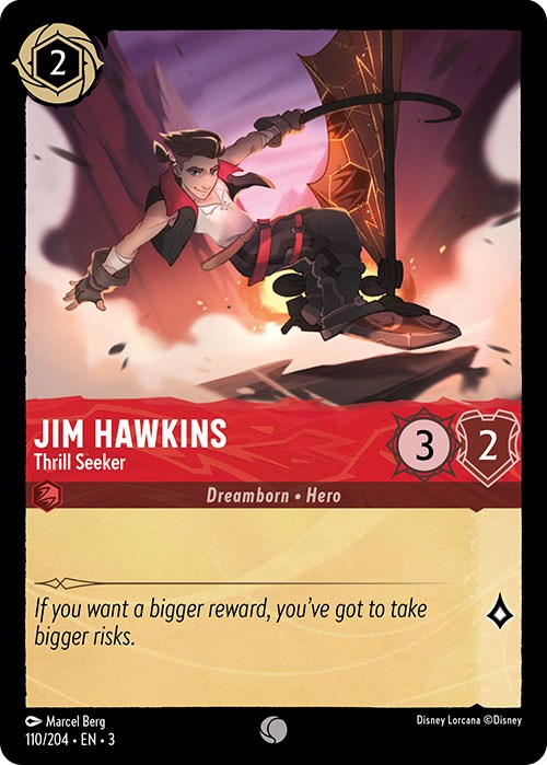 Jim Hawkins - Thrill Seeker (110/204) [Into the Inklands] | L.A. Mood Comics and Games