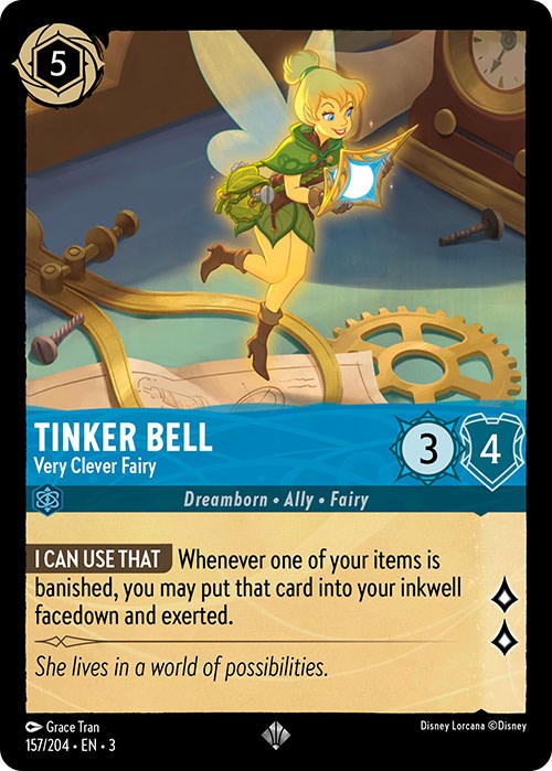 Tinker Bell - Very Clever Fairy (157/204) [Into the Inklands] | L.A. Mood Comics and Games
