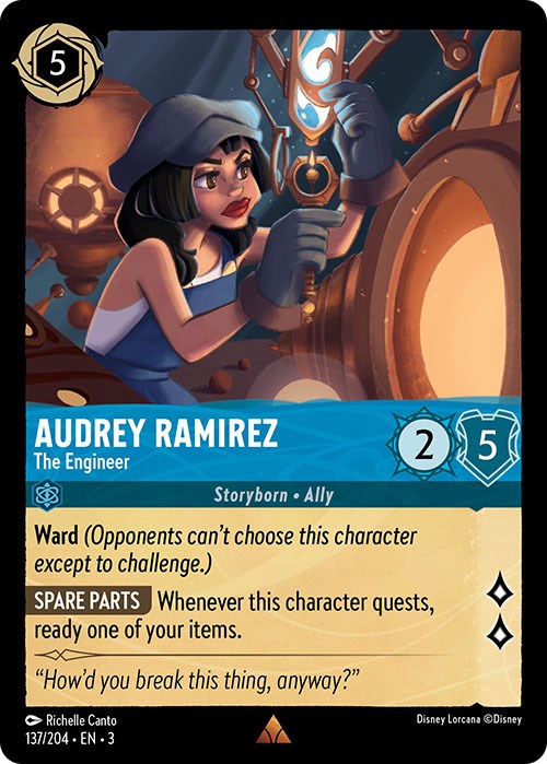 Audrey Ramirez - The Engineer (137/204) [Into the Inklands] | L.A. Mood Comics and Games