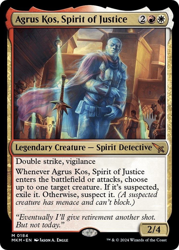 Agrus Kos, Spirit of Justice (Promo Pack) [Murders at Karlov Manor Promos] | L.A. Mood Comics and Games