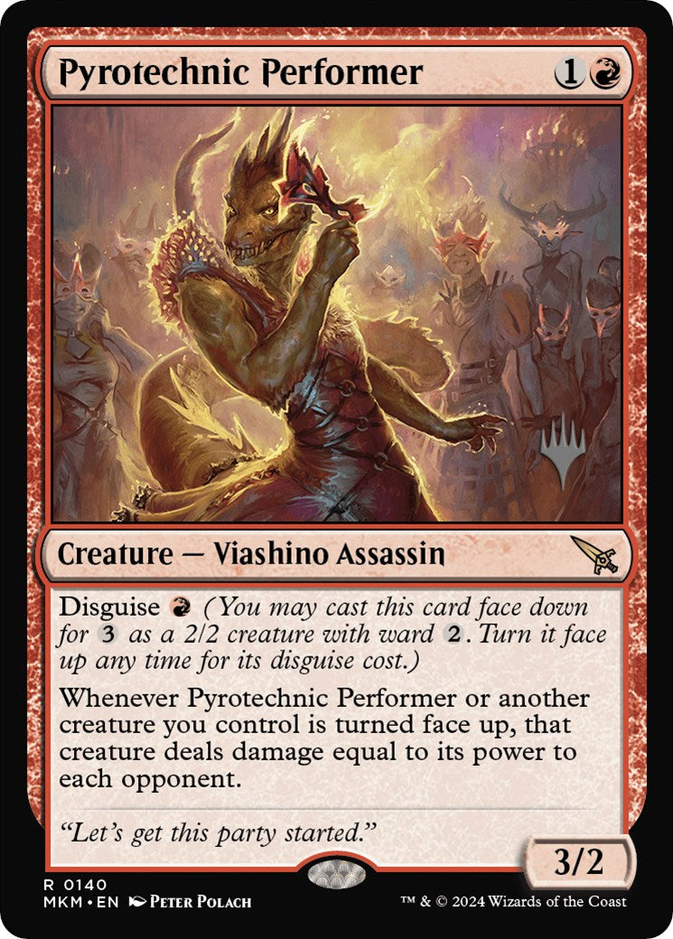 Pyrotechnic Performer (Promo Pack) [Murders at Karlov Manor Promos] | L.A. Mood Comics and Games