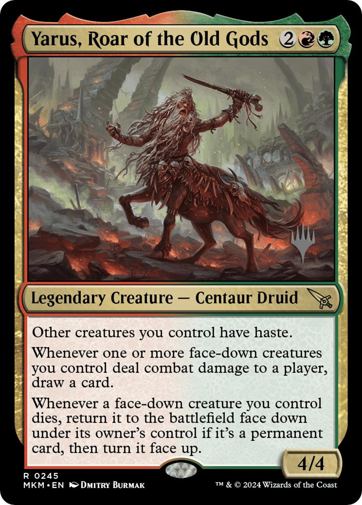 Yarus, Roar of the Old Gods (Promo Pack) [Murders at Karlov Manor Promos] | L.A. Mood Comics and Games