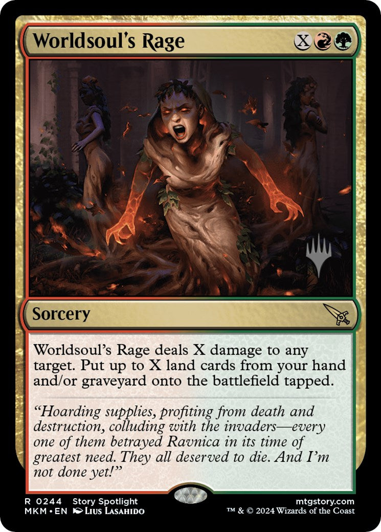 Worldsoul's Rage (Promo Pack) [Murders at Karlov Manor Promos] | L.A. Mood Comics and Games