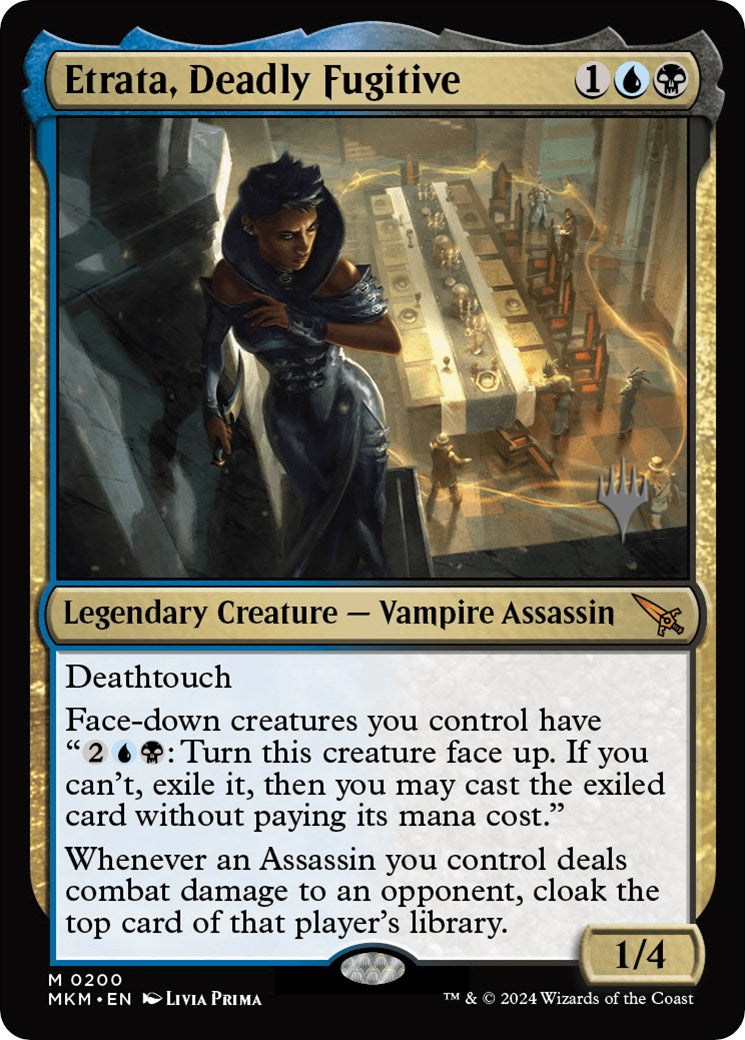 Etrata, Deadly Fugitive (Promo Pack) [Murders at Karlov Manor Promos] | L.A. Mood Comics and Games