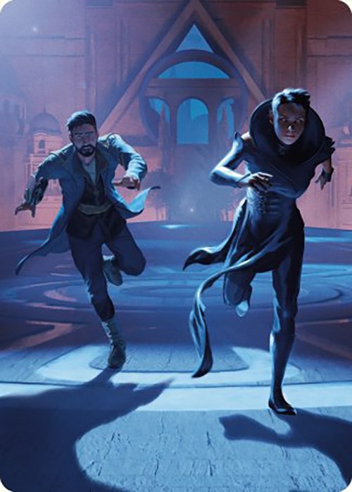 Unauthorized Exit Art Card [Murders at Karlov Manor Art Series] | L.A. Mood Comics and Games