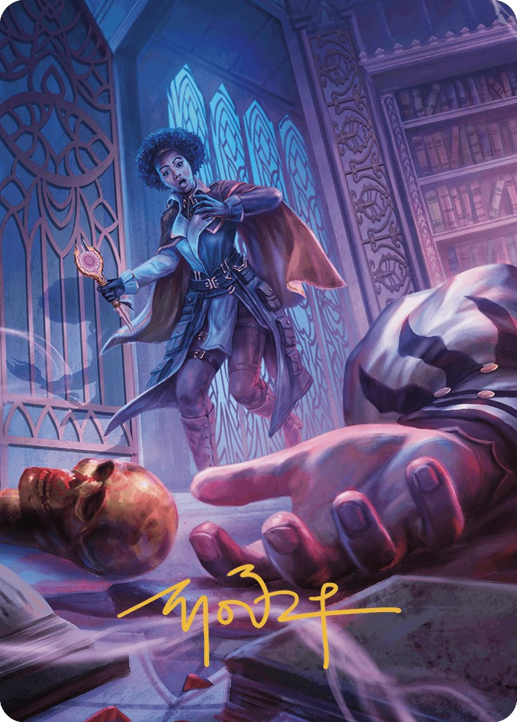 Deadly Complication Art Card (Gold-Stamped Signature) [Murders at Karlov Manor Art Series] | L.A. Mood Comics and Games
