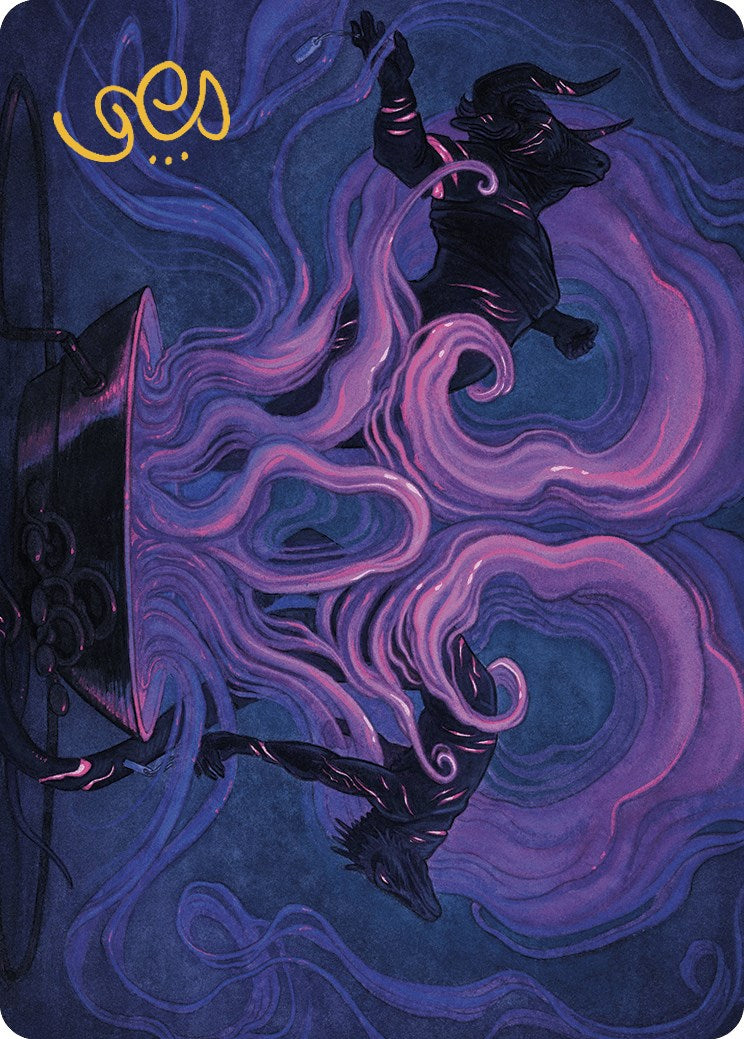 Macabre Reconstruction Art Card (Gold-Stamped Signature) [Murders at Karlov Manor Art Series] | L.A. Mood Comics and Games