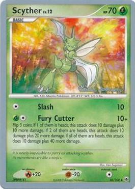 Scyther LV.12 (46/100) (Intimidation - Tristan Robinson) [World Championships 2008] | L.A. Mood Comics and Games