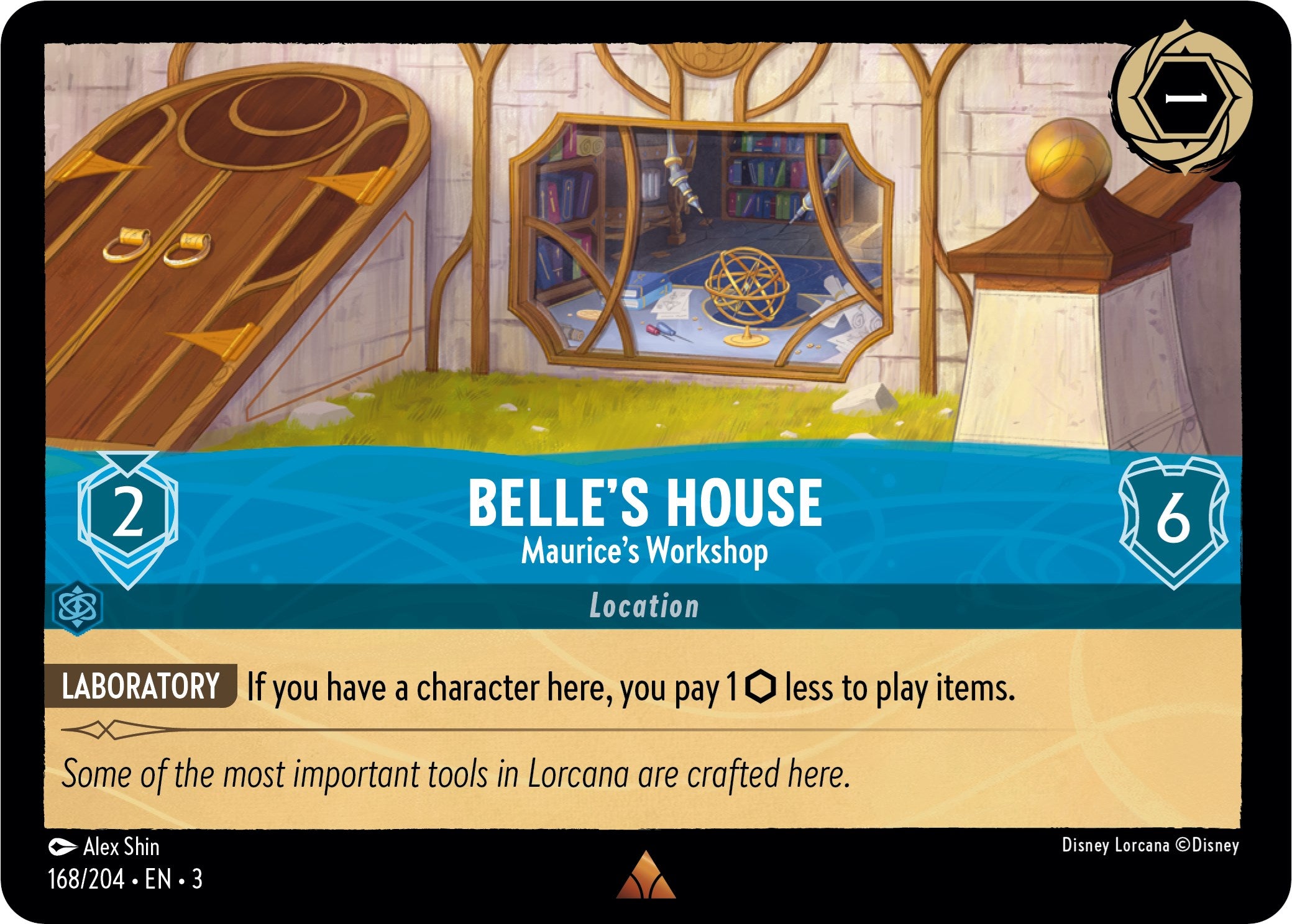 Belle's House - Maurice's Workshop (168/204) [Into the Inklands] | L.A. Mood Comics and Games