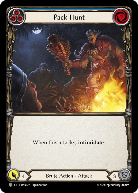Pack Hunt (Blue) [RNR022] (Rhinar Hero Deck) | L.A. Mood Comics and Games