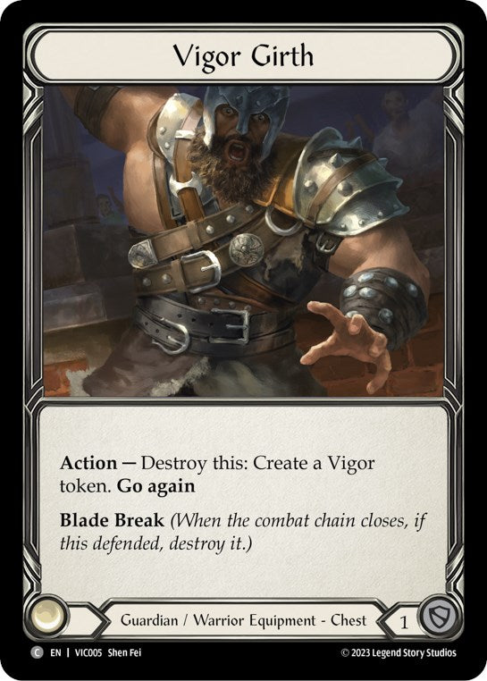 Vigor Girth [VIC005] (Heavy Hitters Victor Blitz Deck) | L.A. Mood Comics and Games