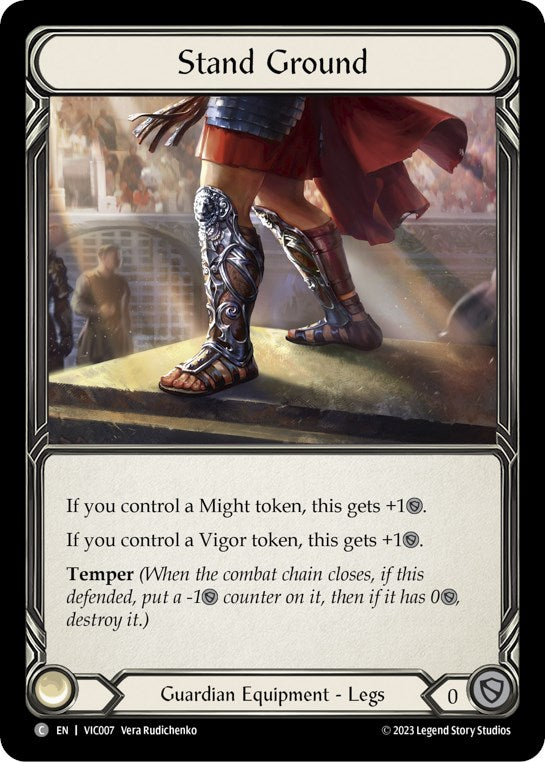 Stand Ground [VIC007] (Heavy Hitters Victor Blitz Deck) | L.A. Mood Comics and Games