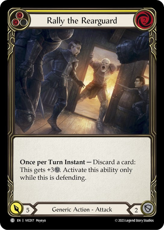 Rally the Rearguard (Yellow) [VIC017] (Heavy Hitters Victor Blitz Deck) | L.A. Mood Comics and Games