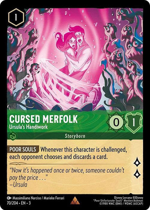 Cursed Merfolk - Ursula's Handiwork (70/204) [Into the Inklands] | L.A. Mood Comics and Games