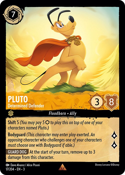 Pluto - Determined Defender (17/204) [Into the Inklands] | L.A. Mood Comics and Games