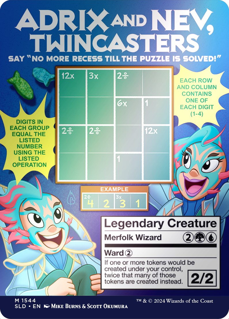 Adrix and Nev, Twincasters (Rainbow Foil) [Secret Lair Drop Series] | L.A. Mood Comics and Games