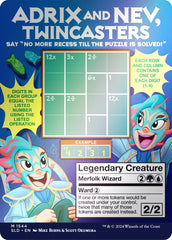 Adrix and Nev, Twincasters (Rainbow Foil) [Secret Lair Drop Series] | L.A. Mood Comics and Games
