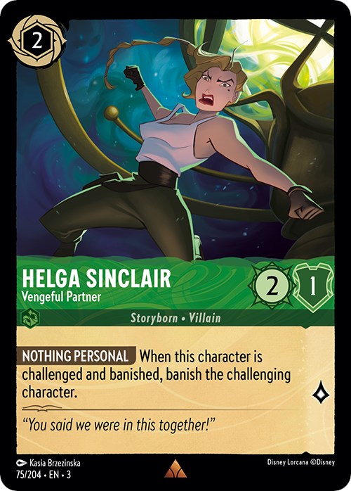 Helga Sinclair - Vengeful Partner (75/204) [Into the Inklands] | L.A. Mood Comics and Games