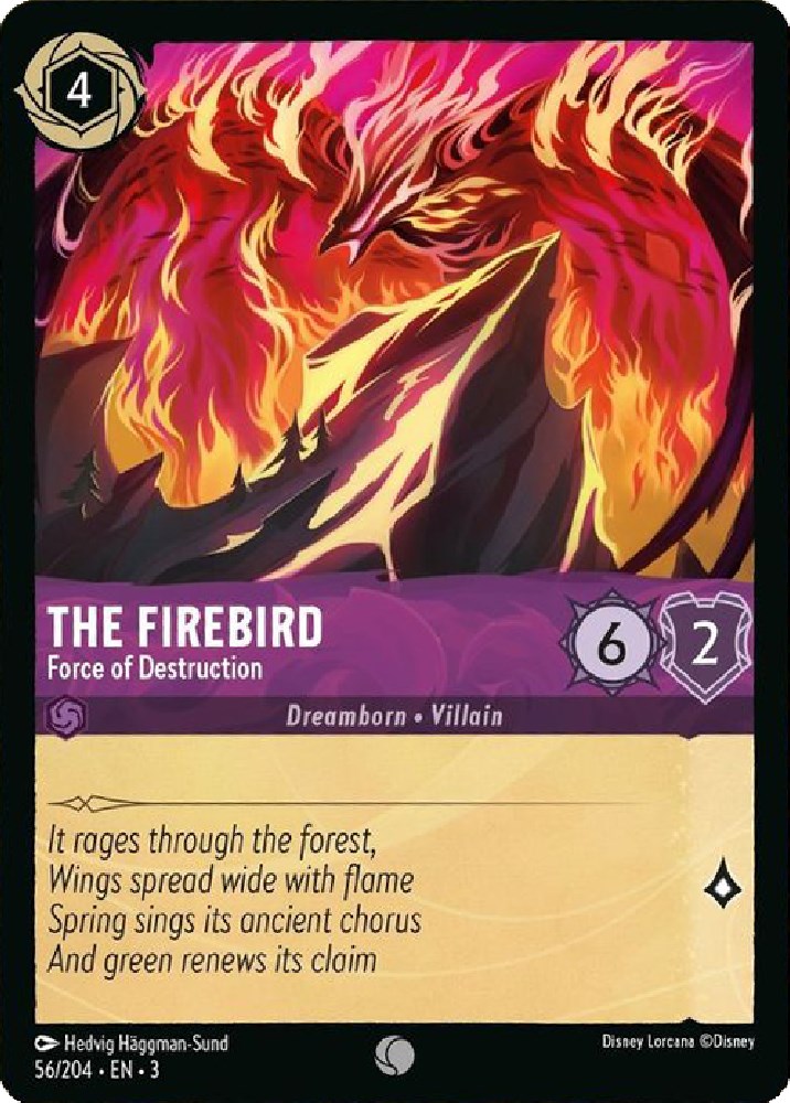 The Firebird - Force of Destruction (56/204) [Into the Inklands] | L.A. Mood Comics and Games