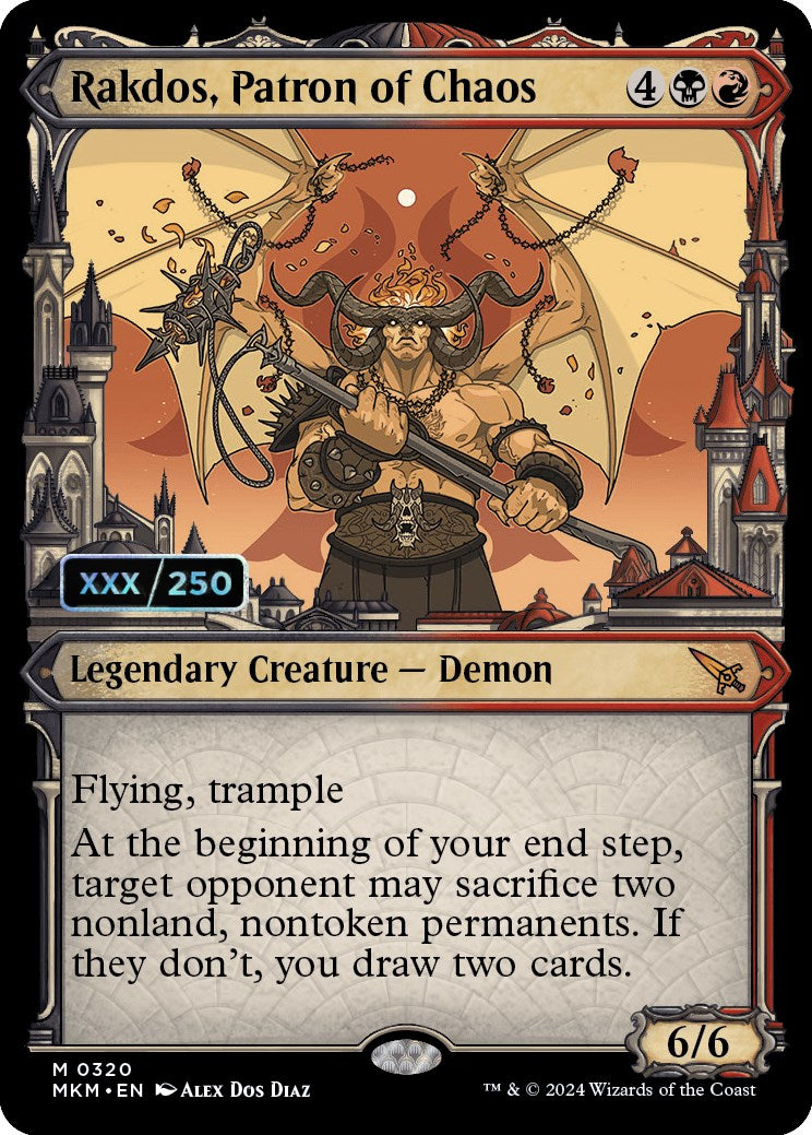 Rakdos, Patron of Chaos (Serialized) [Murders at Karlov Manor] | L.A. Mood Comics and Games
