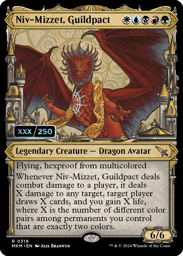 Niv-Mizzet, Guildpact (Serialized) [Murders at Karlov Manor] | L.A. Mood Comics and Games