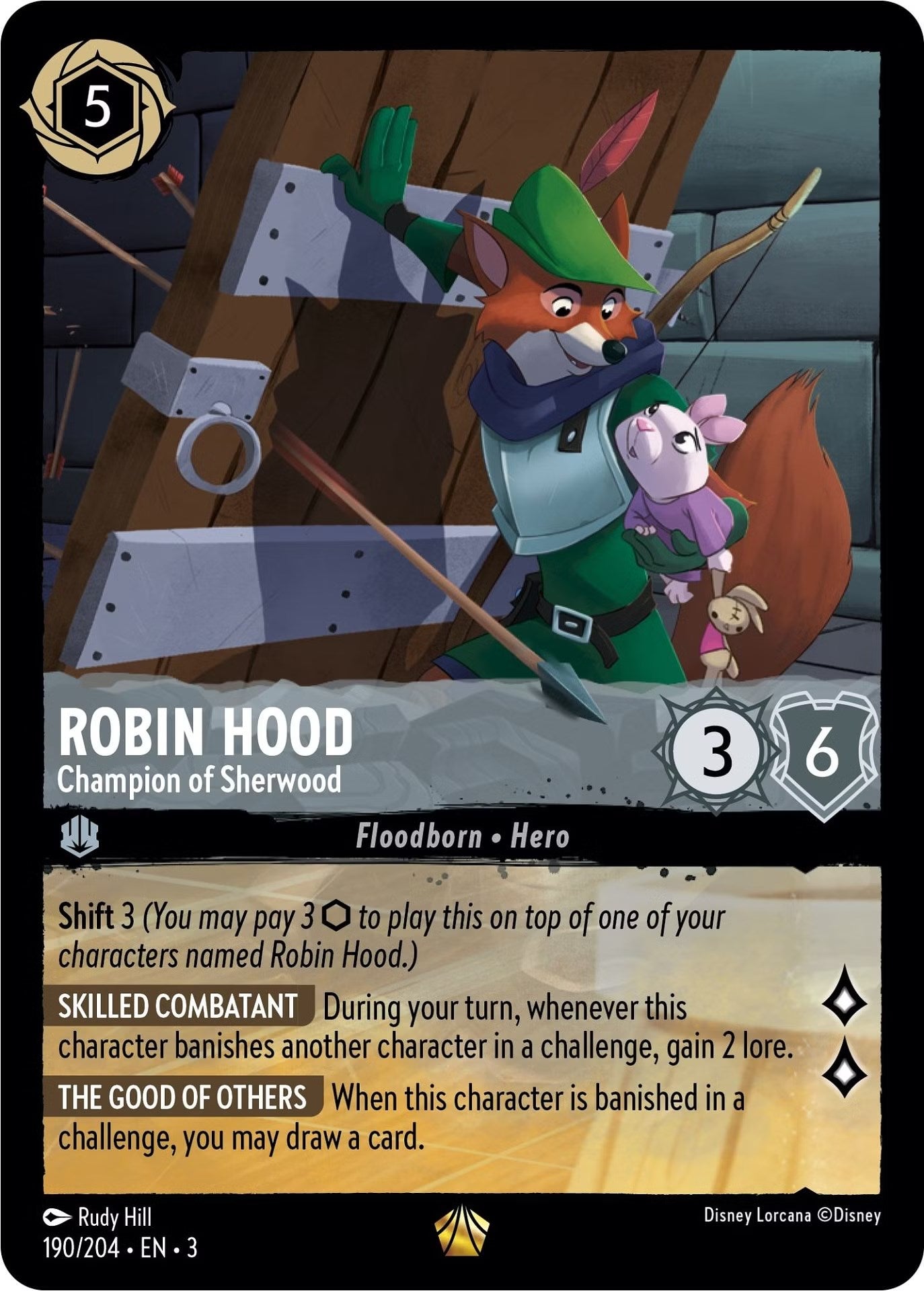 Robin Hood - Champion of Sherwood (190/204) [Into the Inklands] | L.A. Mood Comics and Games