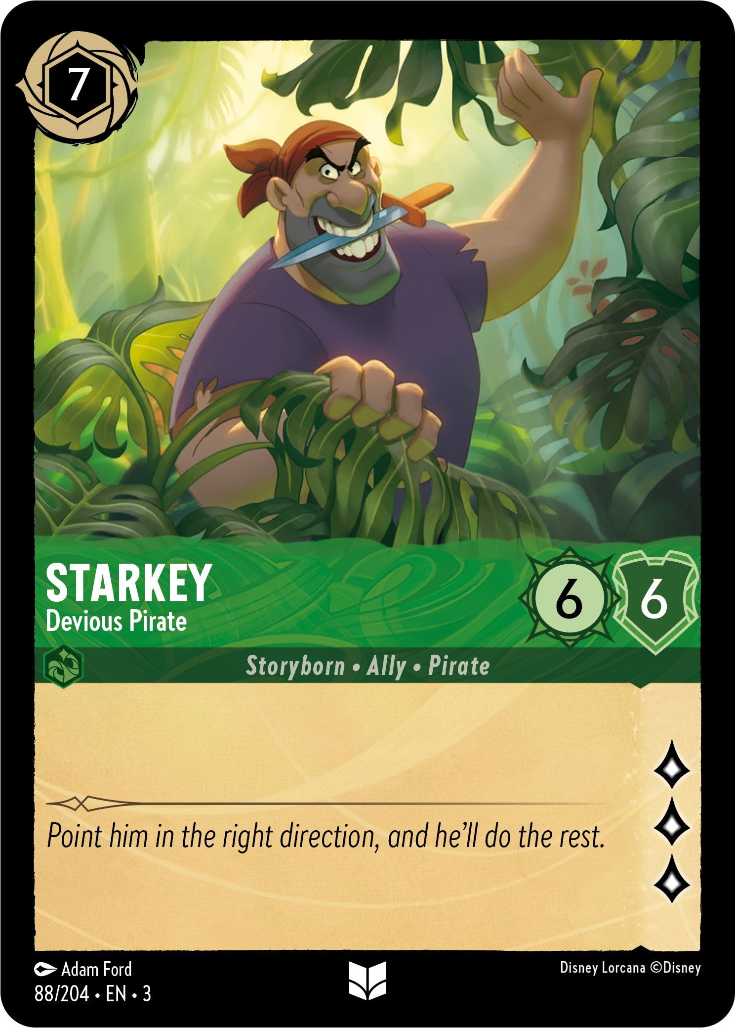 Starkey - Devious Pirate (88/204) [Into the Inklands] | L.A. Mood Comics and Games