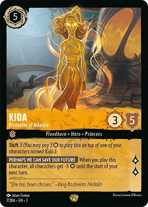 Kida - Protector of Atlantis (7/204) [Into the Inklands] | L.A. Mood Comics and Games