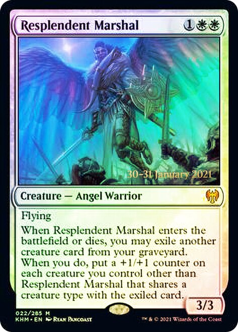 Resplendent Marshal [Kaldheim Prerelease Promos] | L.A. Mood Comics and Games