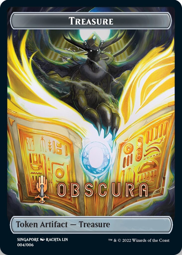 Treasure Token (Obscura) (Southeast Asia Artists) [Streets of New Capenna Tokens] | L.A. Mood Comics and Games