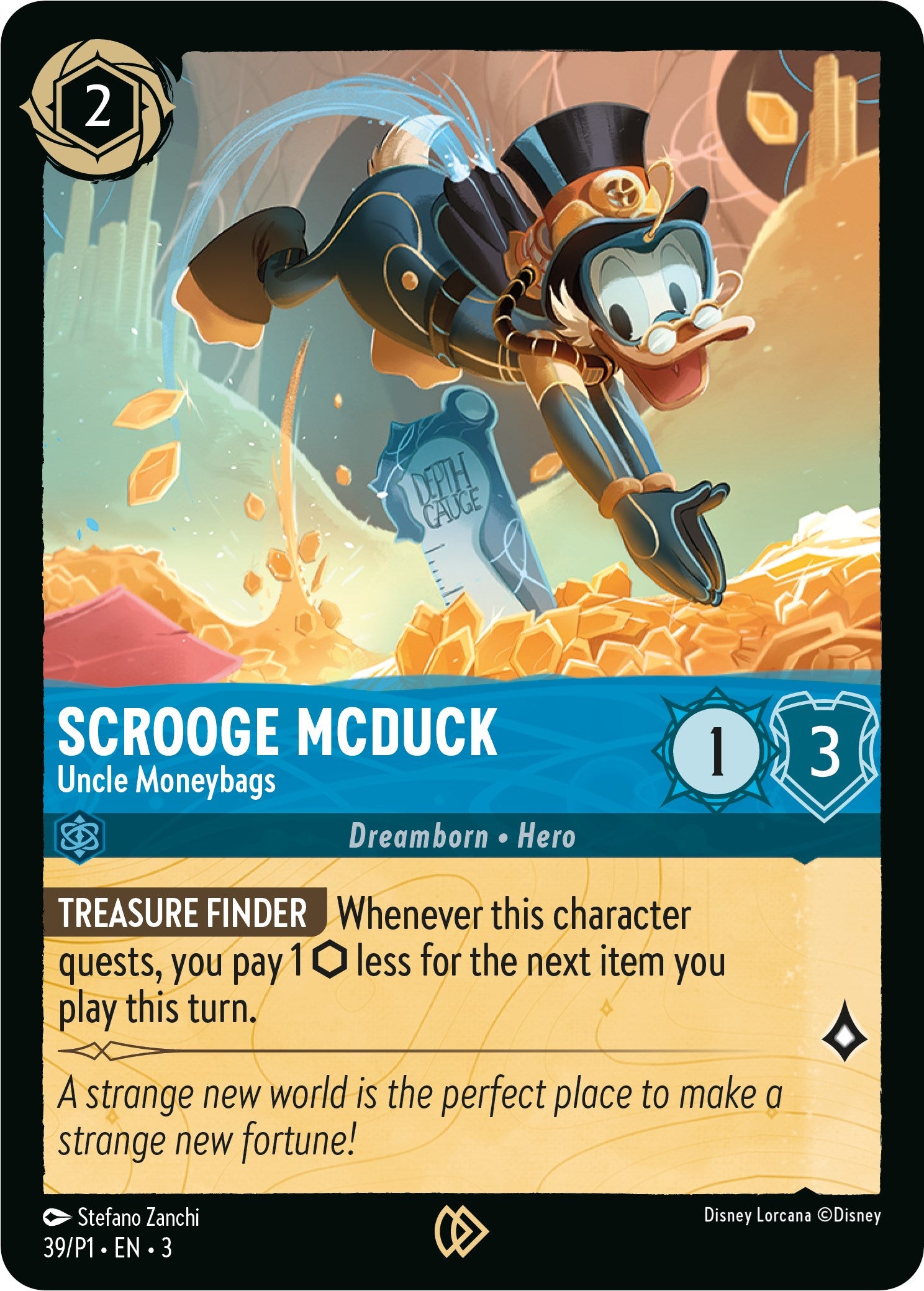 Scrooge McDuck - Uncle Moneybags (39) [Promo Cards] | L.A. Mood Comics and Games