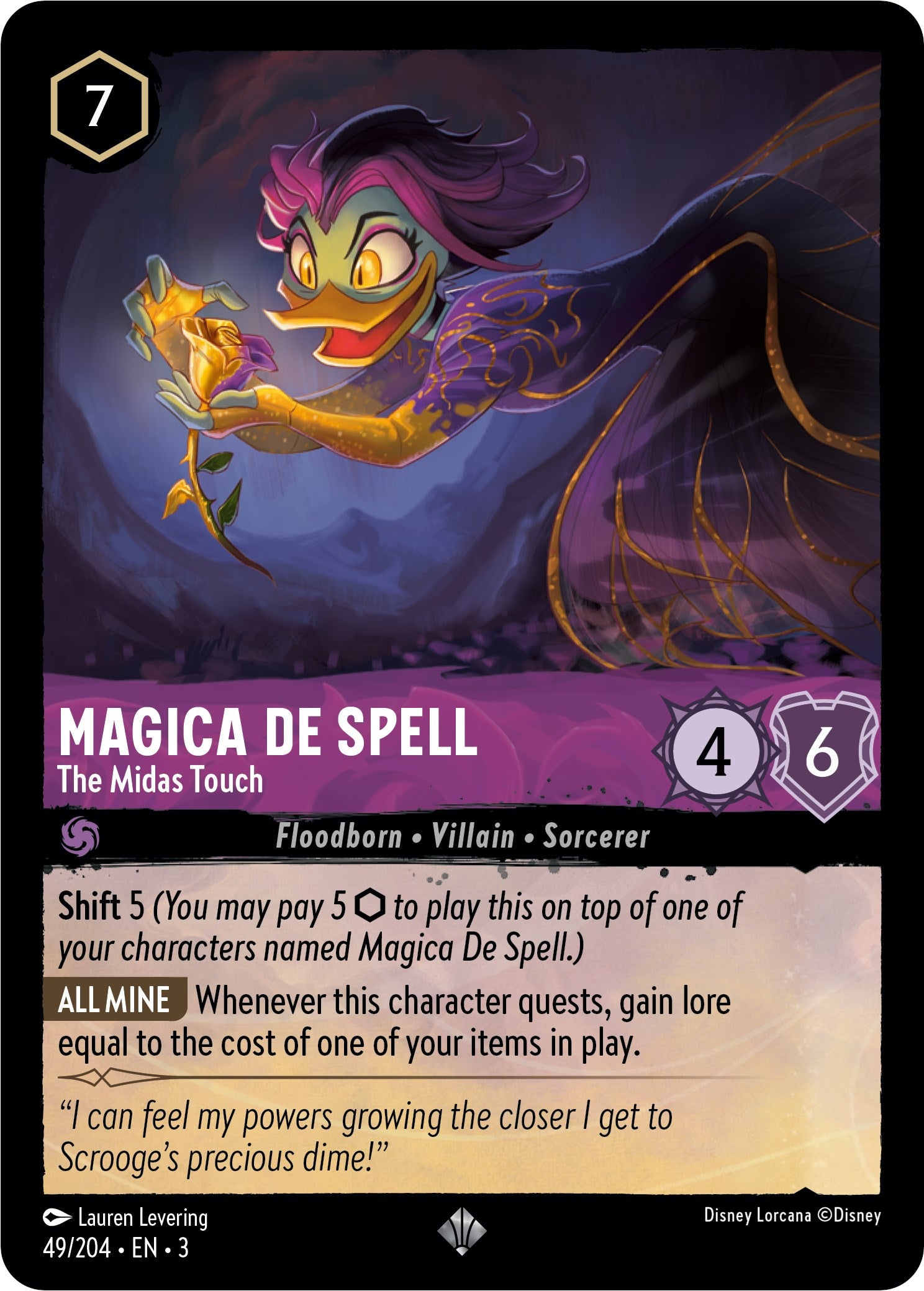 Magica De Spell - The Midas Touch (49/204) [Into the Inklands] | L.A. Mood Comics and Games