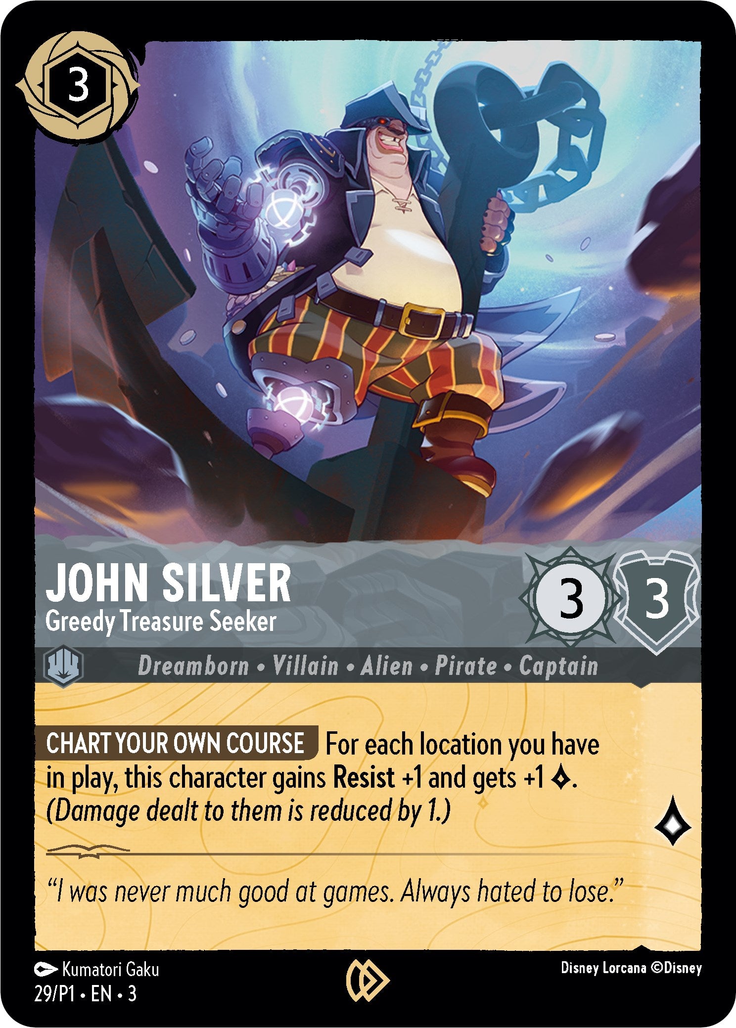 John Silver - Greedy Treasure Seeker (29) [Promo Cards] | L.A. Mood Comics and Games