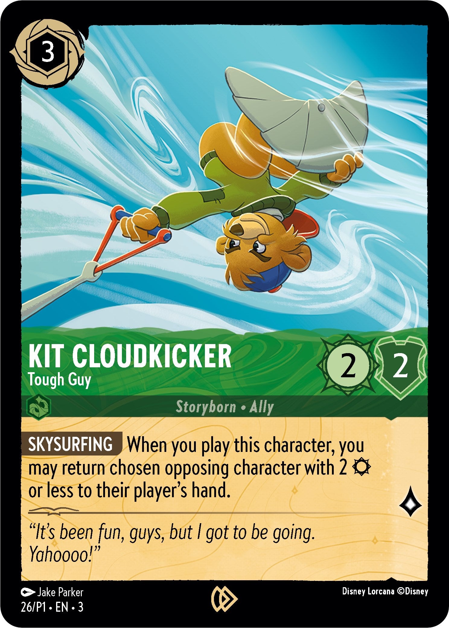 Kit Cloudkicker - Tough Guy (26) [Promo Cards] | L.A. Mood Comics and Games
