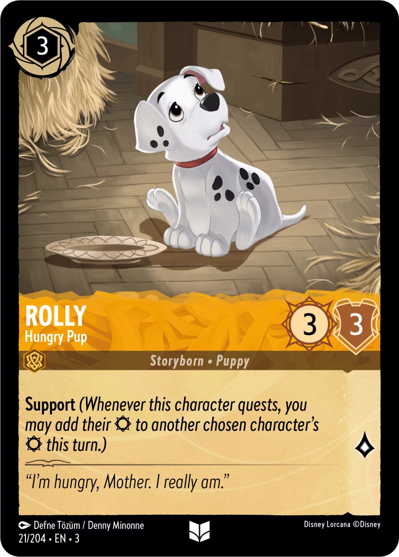 Rolly - Hungry Pup (21/204) [Into the Inklands] | L.A. Mood Comics and Games