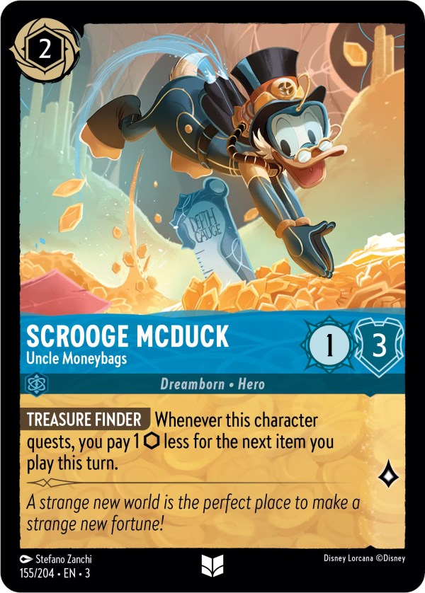 Scrooge McDuck - Uncle Moneybags (155/204) [Into the Inklands] | L.A. Mood Comics and Games