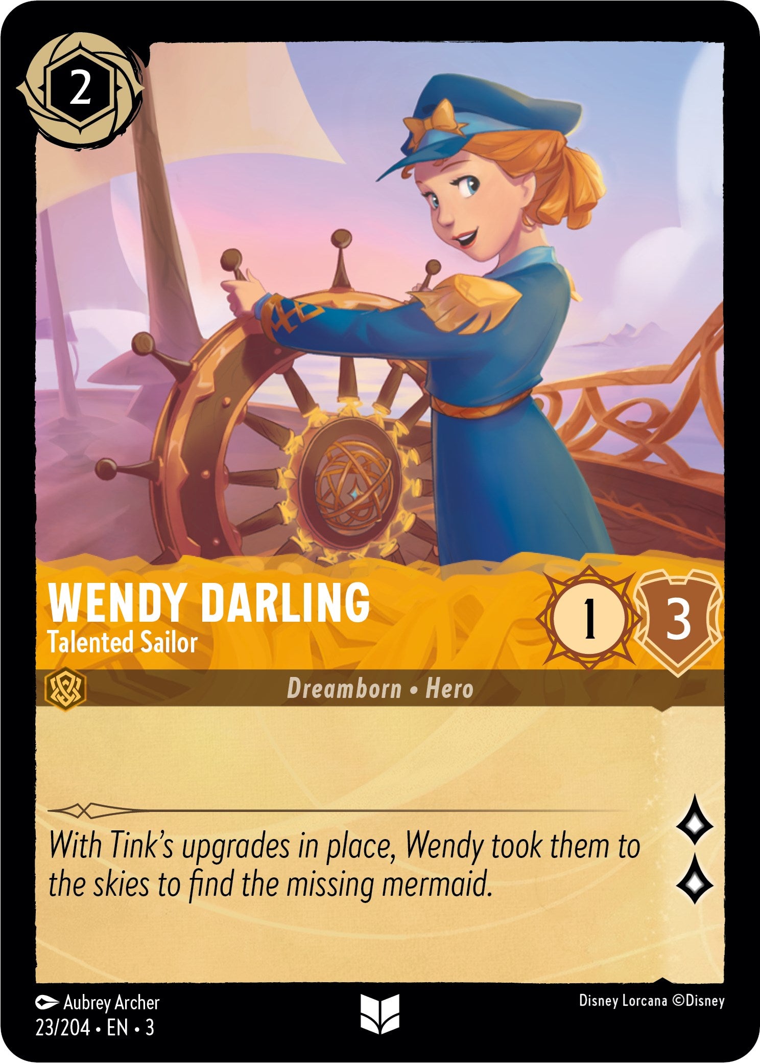 Wendy Darling - Talented Sailor (23/204) [Into the Inklands] | L.A. Mood Comics and Games
