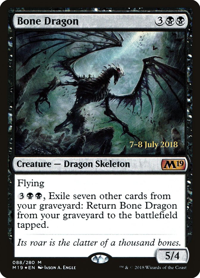 Bone Dragon [Core Set 2019 Prerelease Promos] | L.A. Mood Comics and Games