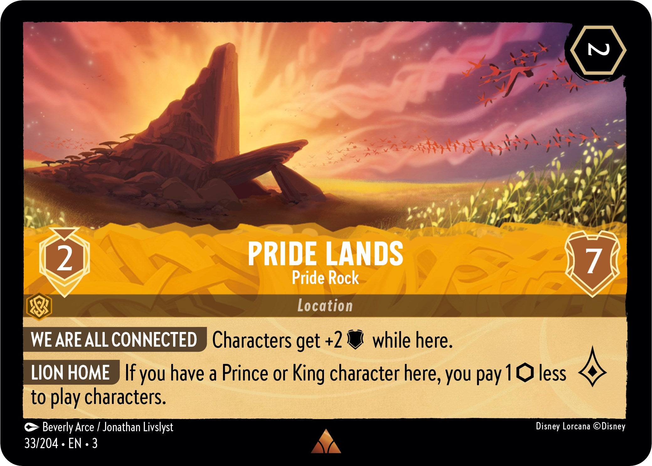 Pride Lands - Pride Rock (33/204) [Into the Inklands] | L.A. Mood Comics and Games