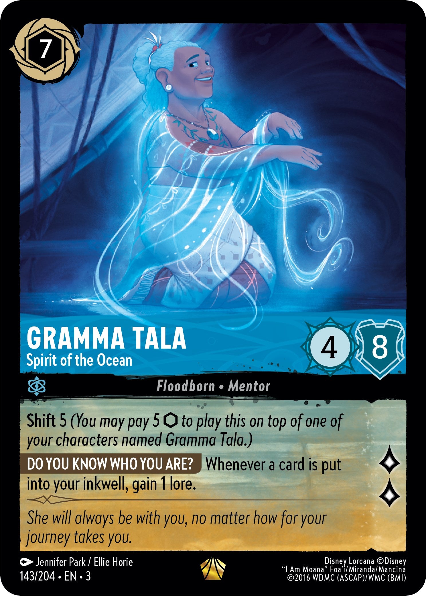 Gramma Tala - Spirit of the Ocean (143/204) [Into the Inklands] | L.A. Mood Comics and Games