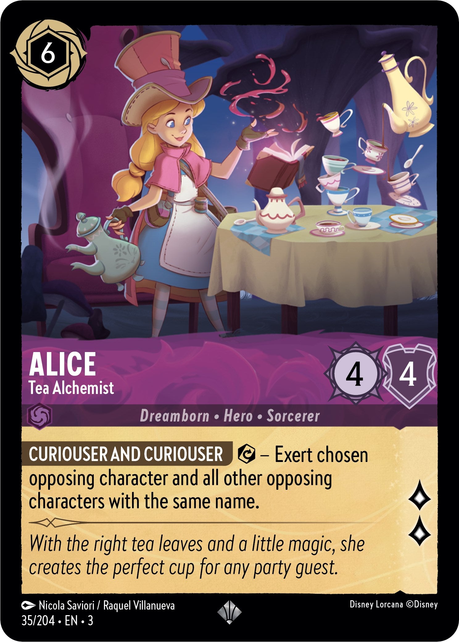 Alice - Tea Alchemist (35/204) [Into the Inklands] | L.A. Mood Comics and Games