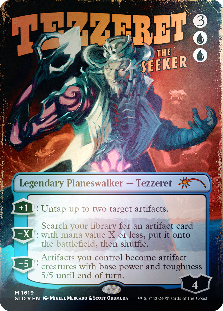 Tezzeret the Seeker (1619) (Rainbow Foil) [Secret Lair Drop Series] | L.A. Mood Comics and Games