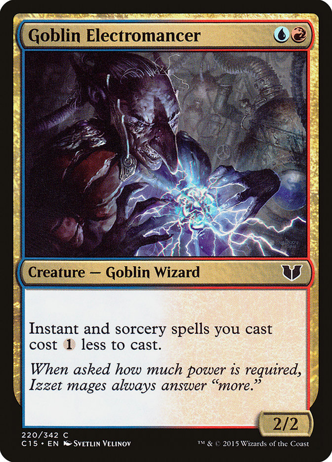 Goblin Electromancer [Commander 2015] | L.A. Mood Comics and Games