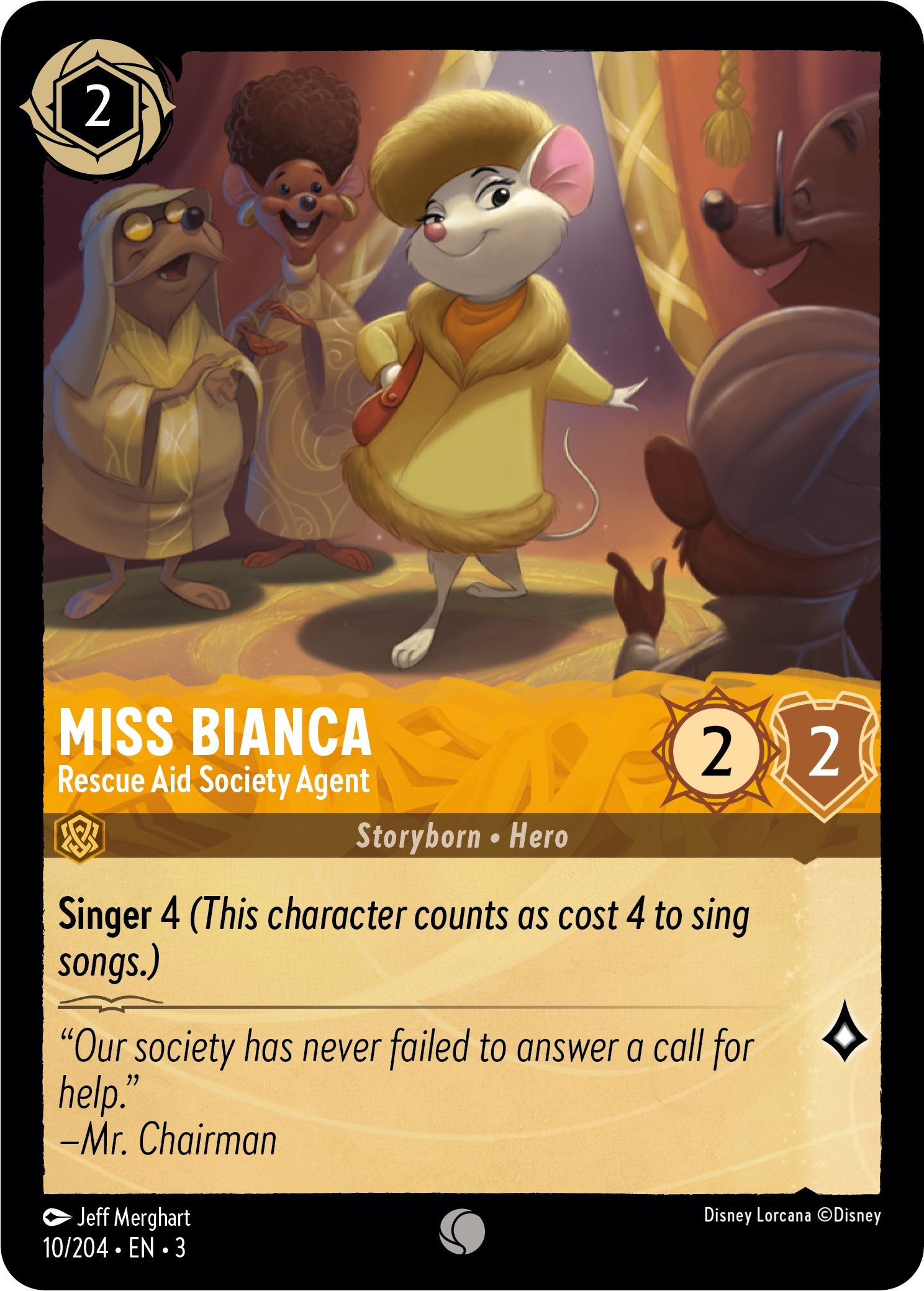 Miss Bianca - Rescue Aid Society Agent (10/204) [Into the Inklands] | L.A. Mood Comics and Games