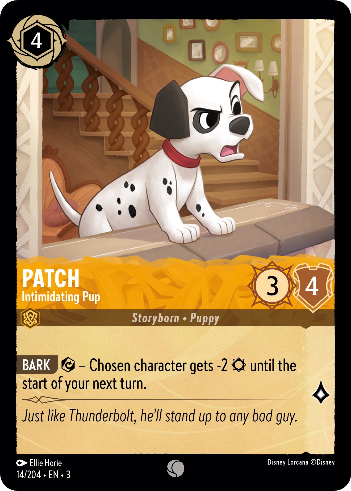 Patch - Intimidating Pup (14/204) [Into the Inklands] | L.A. Mood Comics and Games