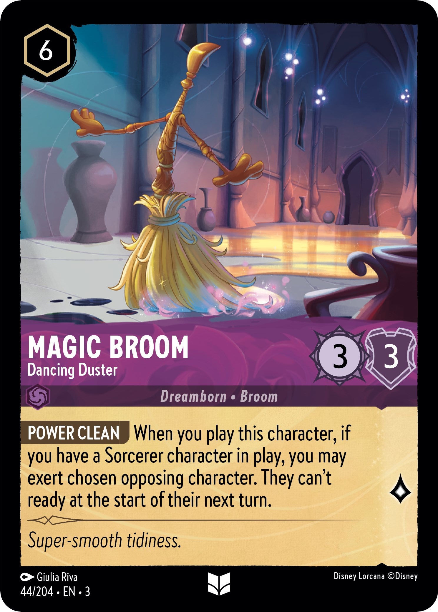 Magic Broom - Dancing Duster (44/204) [Into the Inklands] | L.A. Mood Comics and Games